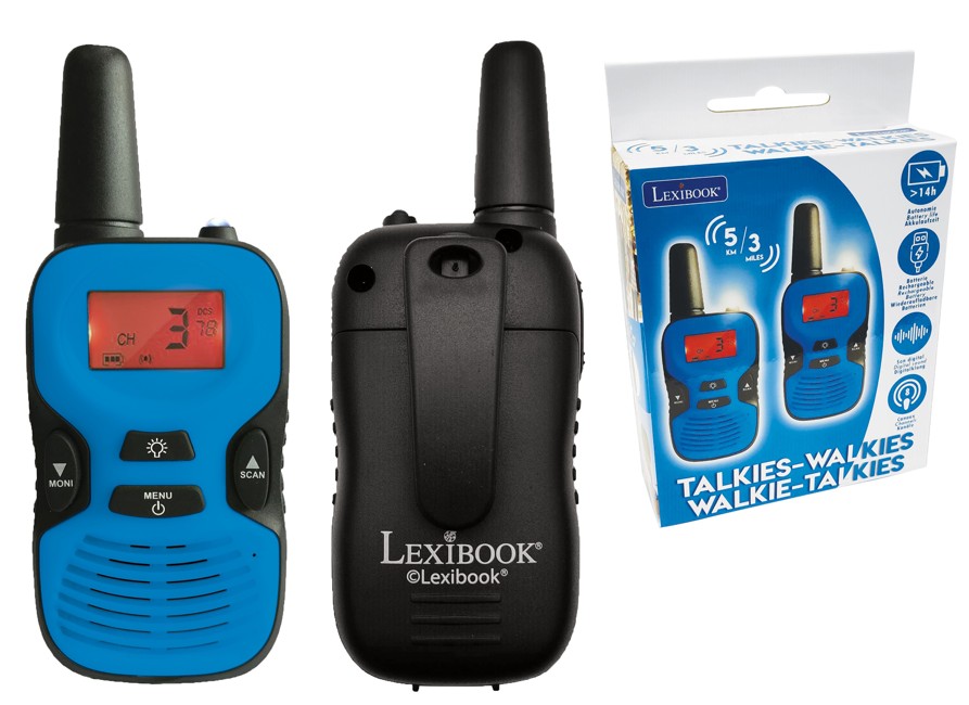 Lexibook - Rechargeable walkie talkies (5km) (TW43)