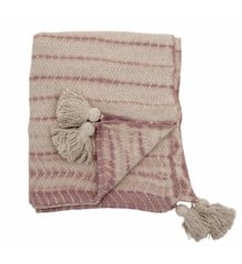 Bloomingville - Hilaire Throw, Rose, Recycled Cotton ( 82049733)