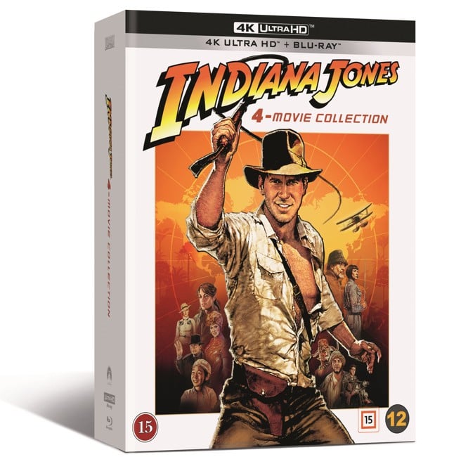 Indiana Jones: The Complete Collection 4-Movie Collection (4K Ultra HD + Blu-ray) (9 disc)