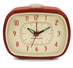 Retro Alarm Clock + Red (AC08-R-EU)