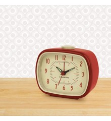Retro Alarm Clock + Red (AC08-R-EU)