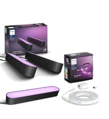 Philips Hue - Play Light Bar 2-Pack & Play Light Bar & Lightstrip Plus Starter Kit  2 meter - Bundle