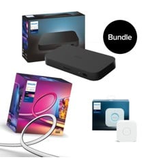 zz Philips Hue - HDMI Sync Box & Gradient Lightstrip 65" & Bridge - Bundle