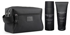 Vittorio - 2 Room Men Washbag + Beauté Pacifique Masculinity  Day Creme for Men 100 ml & Facial Scrub 100 ml