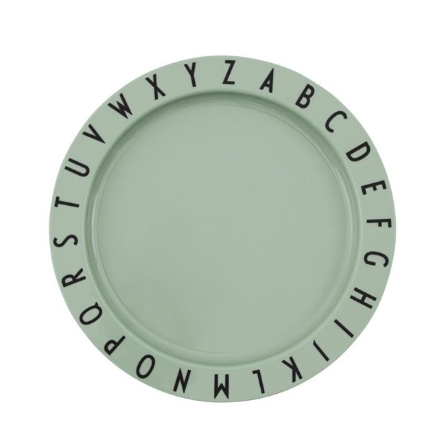 Design Letters - Eat & Learn Plate - Green (20103003GREENABC)