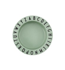 Design Letters - Eat & Learn Deep Plate - Green ( 20103004GREENABC)