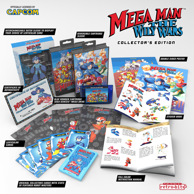 Mega Man Wily Wars Collectors Mega Drive