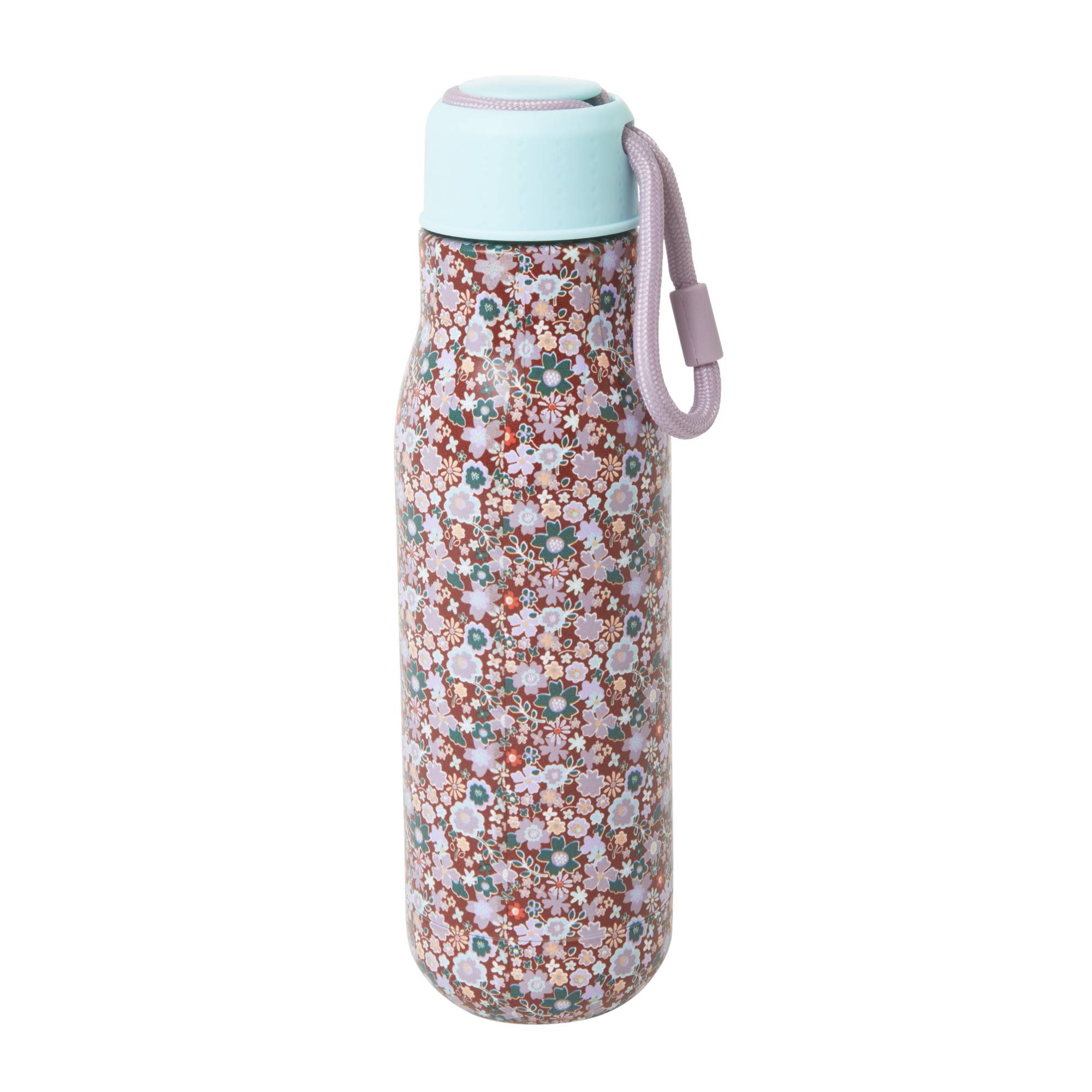 Rice - Stainless Steel Thermo Drinking Bottle 500 ml - Fall Floral Print