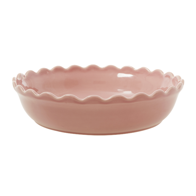 Rice - Stoneware Tærteform - Pink L