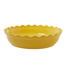 Rice - Stoneware Pie Dish - Yellow L