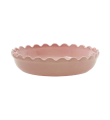 Rice - Stoneware Pie Dish - Pink S