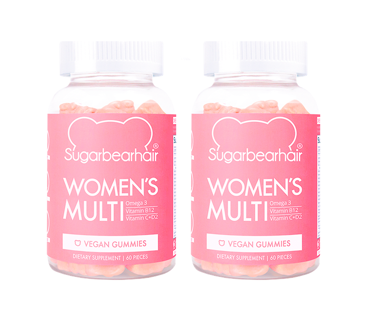 SugarBearHair - 2 x Multi Vitaminer til Kvinder 60 Stk
