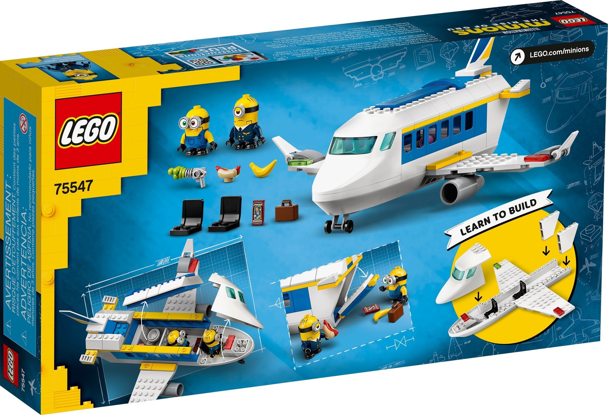 minion lego plane