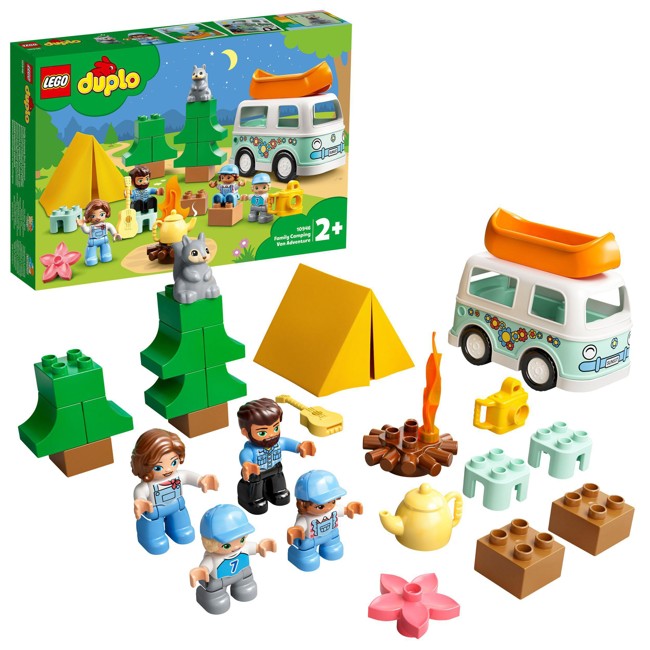 LEGO Duplo - Town Familie på campingeventyr (10946)