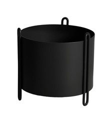 Woud - Pidestall Flowerpot Small - Black (150203)