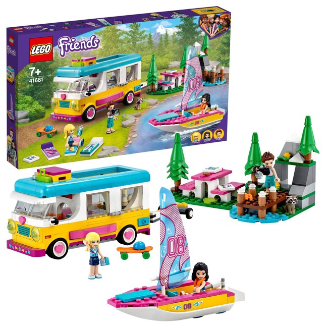 LEGO Friends - Skov-autocamper og sejlbåd (41681)