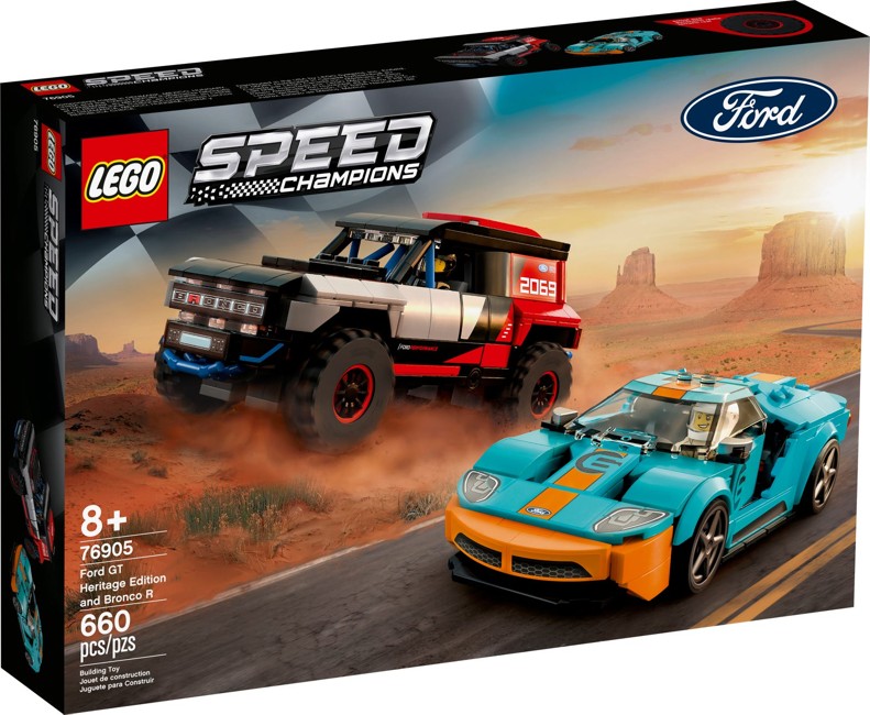 LEGO Speed Champions - Ford GT Heritage Edition og Bronco R (76905)
