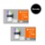Ledvance - 2xSmart+ Outdoor Cube Wi-Fi UpDown RGBW Wall Light - Bundle thumbnail-1