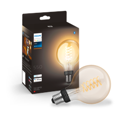 Philips Hue - E27 Filament G93 - White Ambiance