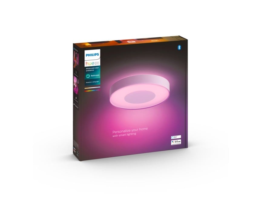 Philips Hue - Xamento Large - Bathroom Ceiling Lamp - White & Color Ambiance