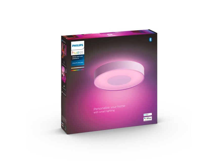 Philips Hue - Infuse Medium Taklampa 38 cm - Vit & Färg Ambiance