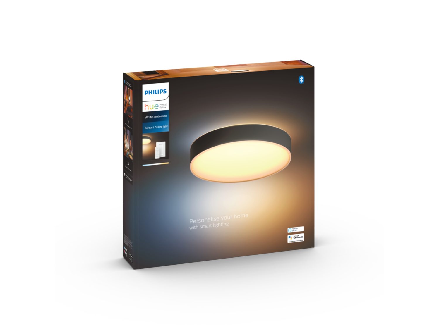 Philips Hue - Hue Enrave L Taklampe White Amb. Black