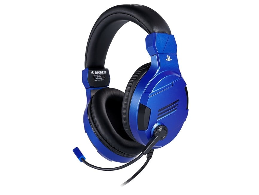 BigBen Interactive PS4 Gaming Headset V3 - Blue - Headset - Sony