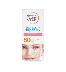 Garnier - Ambre Solaire Super UV Anti-Dryness Cream m. Glycerin Solcreme SPF50+ 50 ml