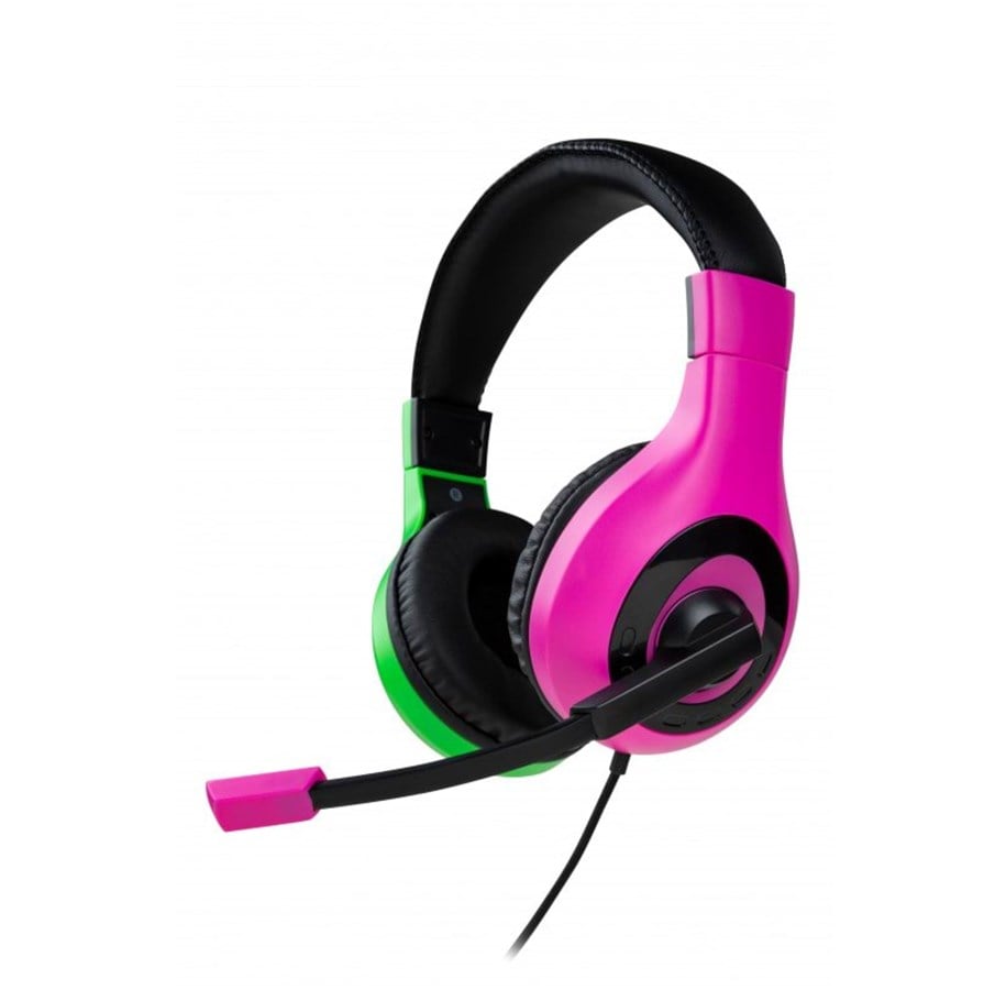 Stereo Gaming Headset V1 - Pink/Green - Elektronikk
