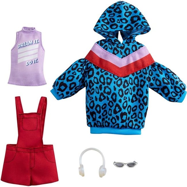 Barbie - Fashion 2-Pack - Animal-Print Hoodie Dress (GRC86)