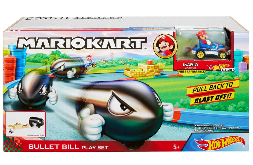 Hot Wheels - Mario Kart Bullet Bill Playset (GKY54)