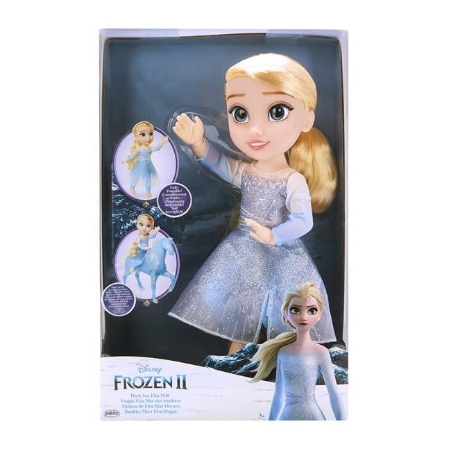 Frozen 2 - Articulated Dark Sea Elsa toddler doll 38cm.