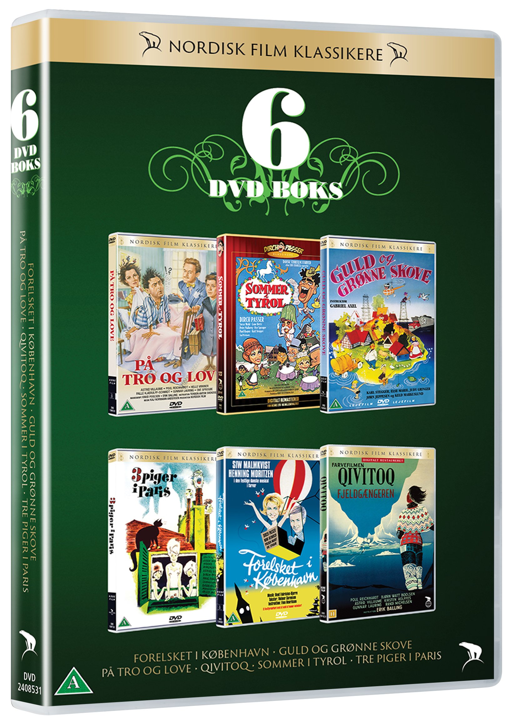 Nordisk Film Klassikere - 6-DVD - Volume 2 - Filmer og TV-serier