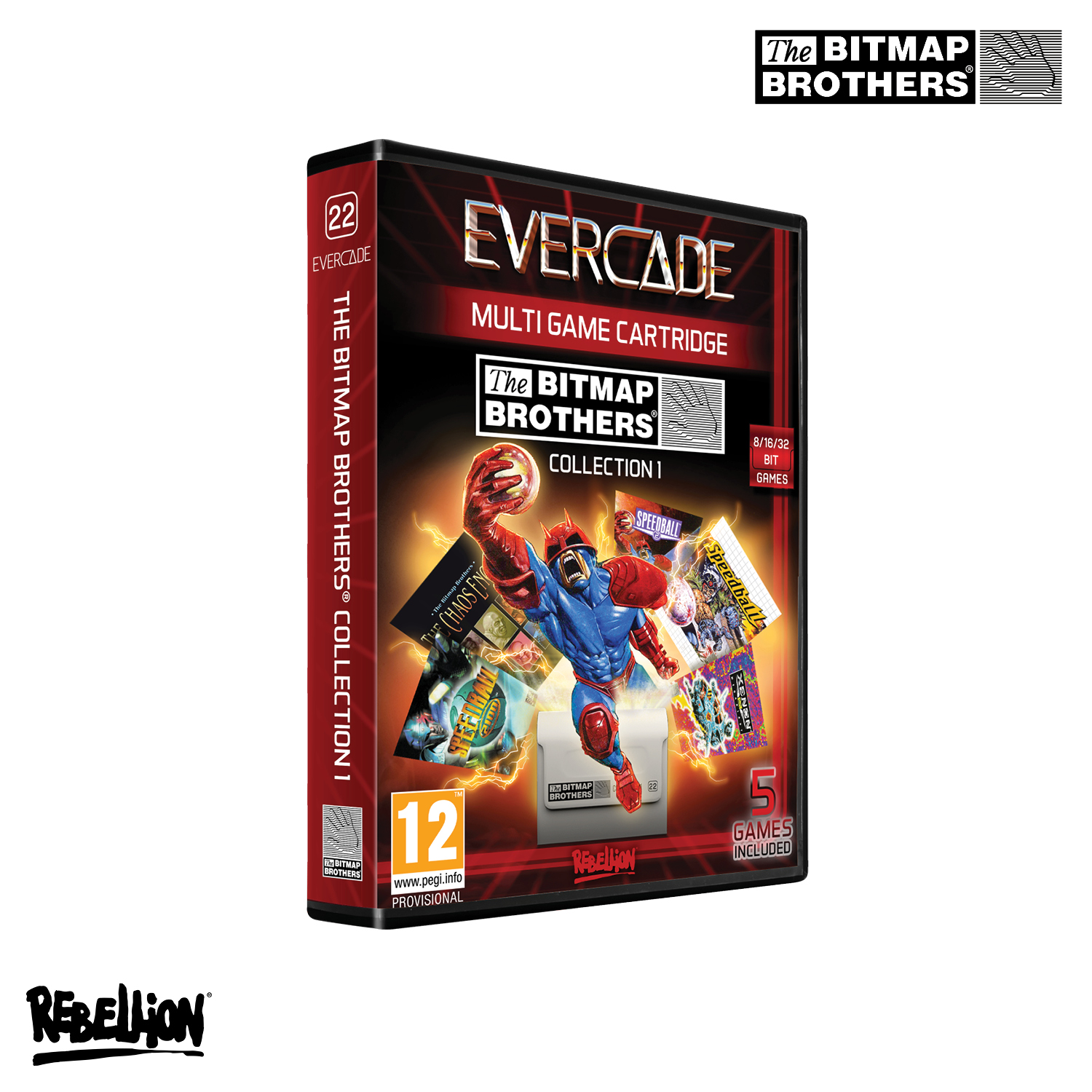 Blaze Evercade Bitmap Brothers Cartridge 1 - EFIGS - Videospill og konsoller