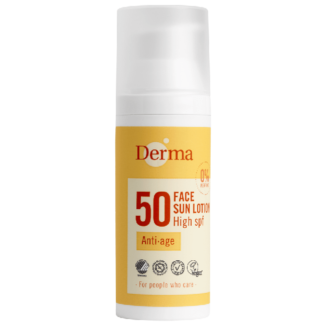 Derma - Ansigts Sollotion SPF 50