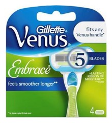 Gillette - Venus Embrace Extra Smooth Blades 4'S