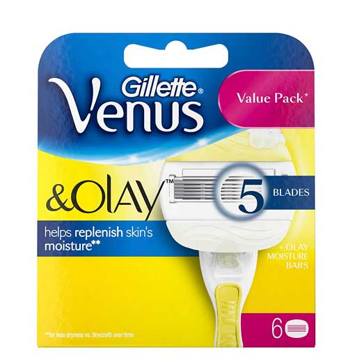 Gillette - Venus Comfortglide w. Olay Blades 6'S