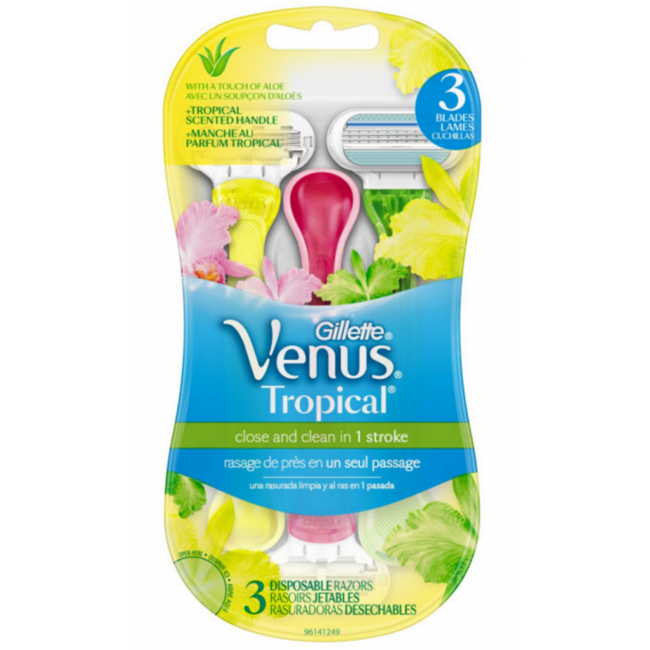 Gillette - Venus  Tropical 3'S Engangsskraber