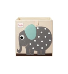 3 Sprouts - Storage Box - Gray Elephant