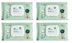 Derma - 4 x Baby Wet Wipes 64 pcs