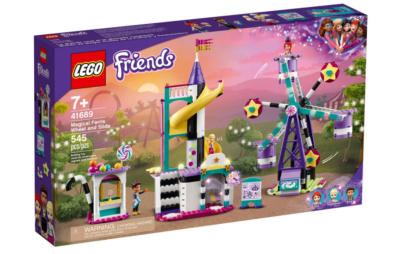 LEGO Friends - Magiskt pariserhjul och rutschkana (41689)