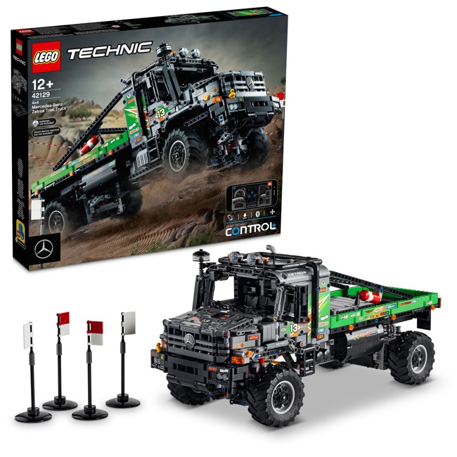 LEGO Technic - Firehjulsdrevet Mercedes-Benz Zetros konkurransetruck  (42129)