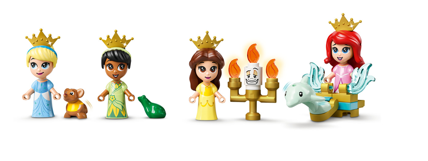 hver gang Med det samme Undervisning Køb LEGO Disney Prinsesse - Ariel, Belle, Askepot and Tiana's eventyrs bog  (43193)