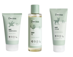 Derma - Eco Baby Shampoo/Bad 150 ml + Oile 150 ml + Creme 100 ml