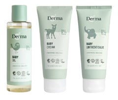 Derma - Eco Baby Oil 150 ml + Cream 100 ml + Ointment 100 ml