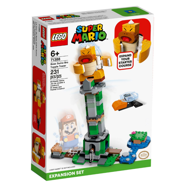 LEGO Super Mario - Sumo Bro boss' tipping tower expansion set (71388)