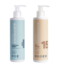 DERMAKNOWLOGY - SUN15 Sun Lotion SPF 15  + SUN After Sun Sorbet 200 ml