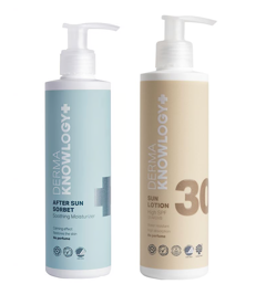 DERMAKNOWLOGY  - SUN30 Sun Lotion SPF 30 200 ml + SUN After Sun Sorbet 200 ml - Sonnencreme