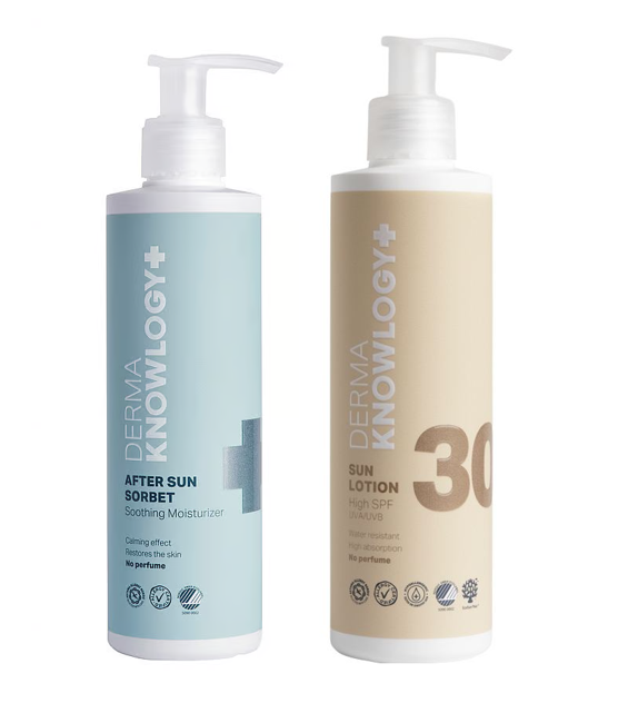 DERMAKNOWLOGY  - SUN30 Sun Lotion SPF 30 200 ml + SUN After Sun Sorbet 200 ml