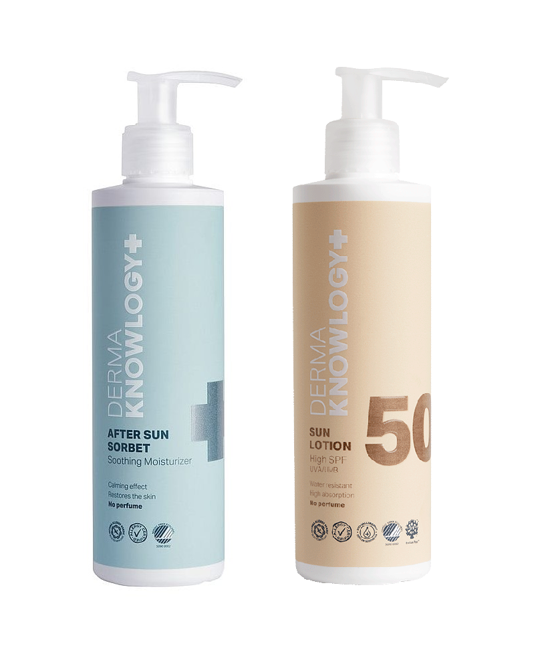 DERMAKNOWLOGY SUN50 Sun Lotion SPF 50 200 ml + SUN After Sun Sorbet 200 ml - Sonnencreme